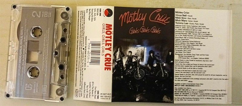 Mötley Crüe – Girls, Girls, Girls C-kasetti