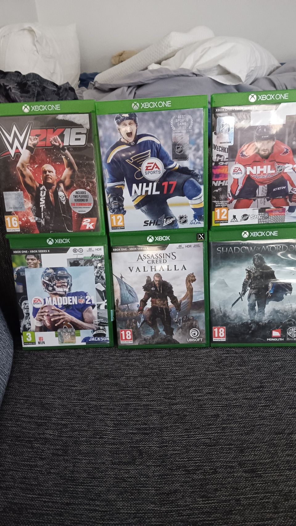 Xbox one pelejä
