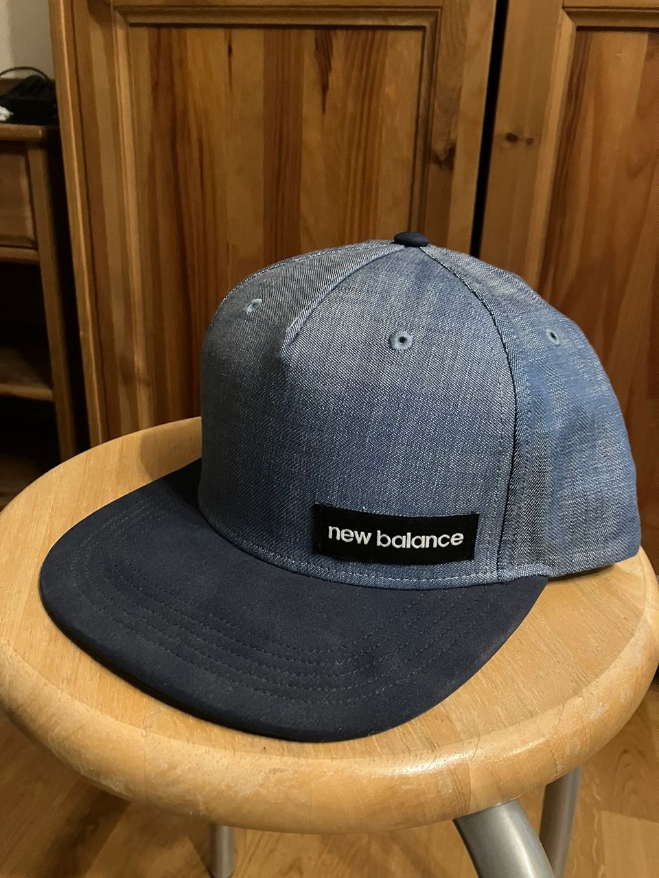 New Balance Chambray 5 Panel Flat Brim