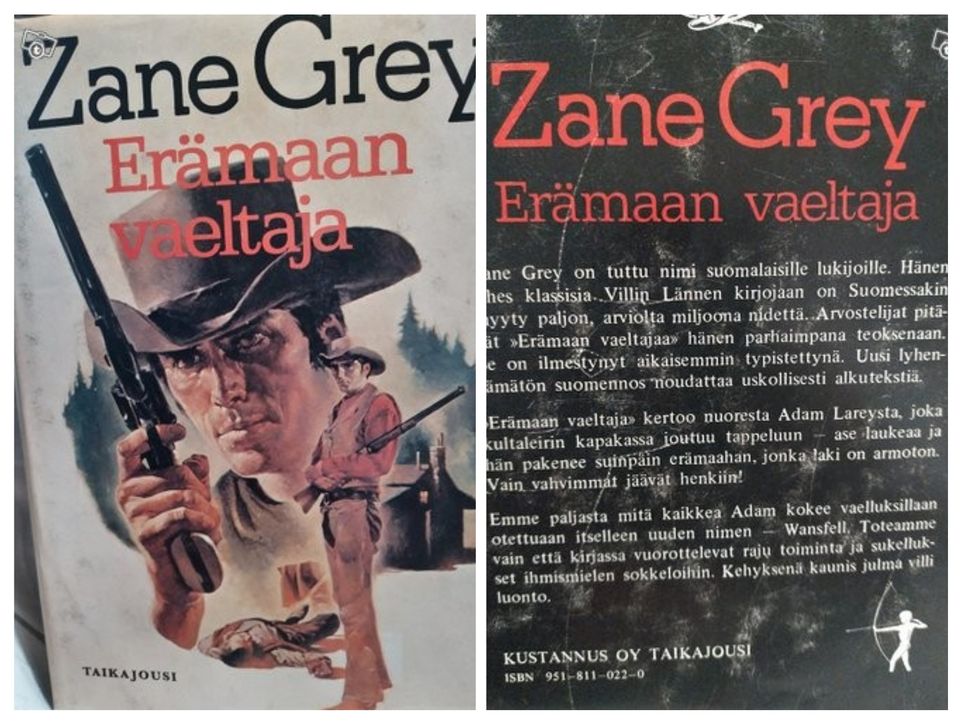 Zane Grey - Kirjat