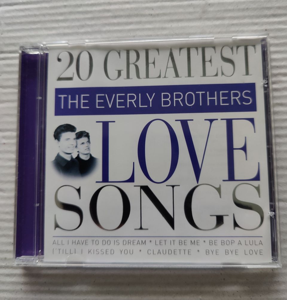 CD Everly Brothers 20 Greatest Love Songs