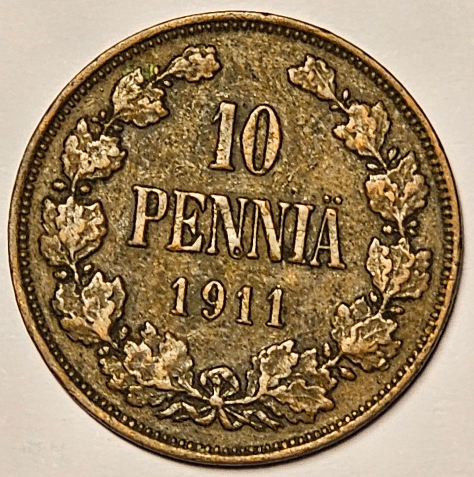 10 penniä vuodelta 1911