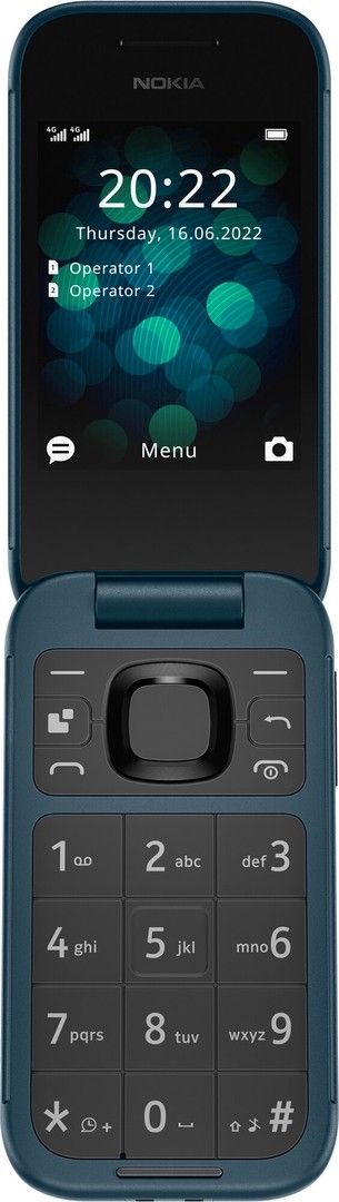 Nokia 2660 Flip matkapuhelin (sininen)