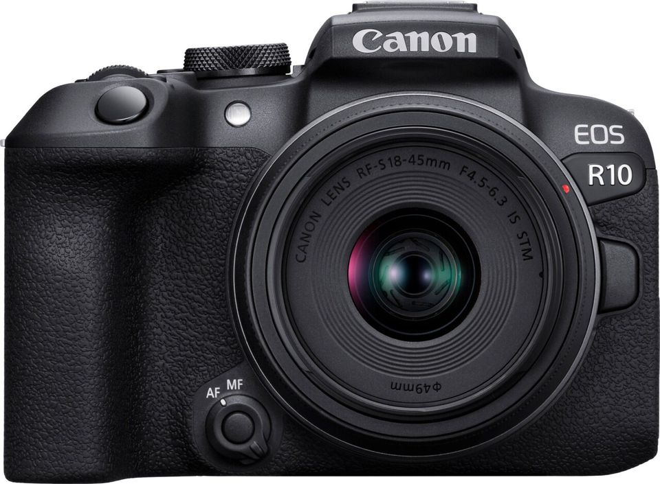 Canon EOS R10 peilitön kamera + RF-S 18-45mm IS STM objektiivi