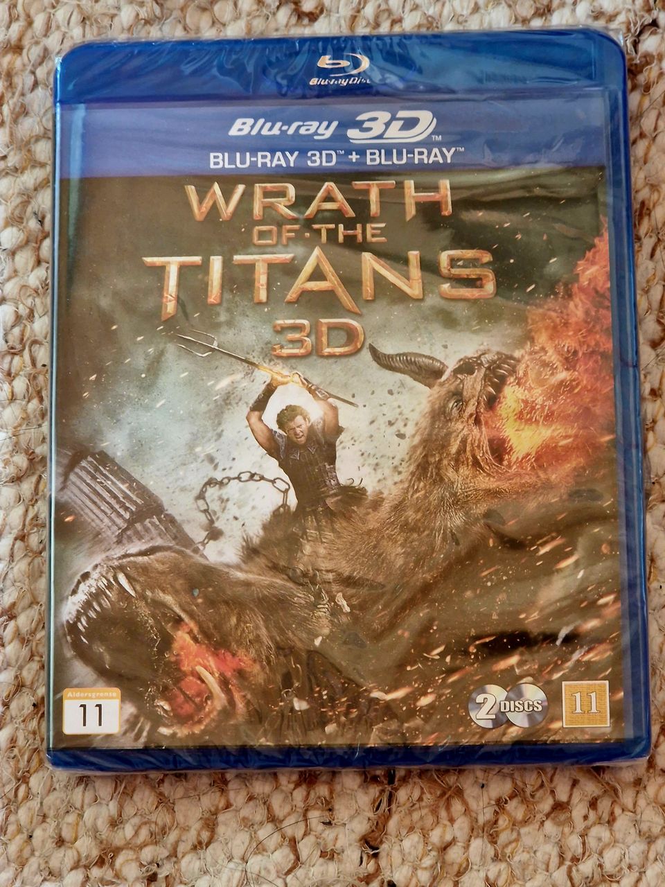 Wrath of the titans 3d bluray,uusi