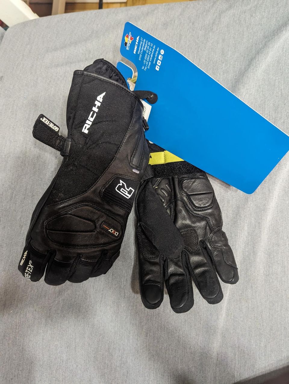 Richa Gortex Gloves size L motorcycle gloves, MP-hanskat