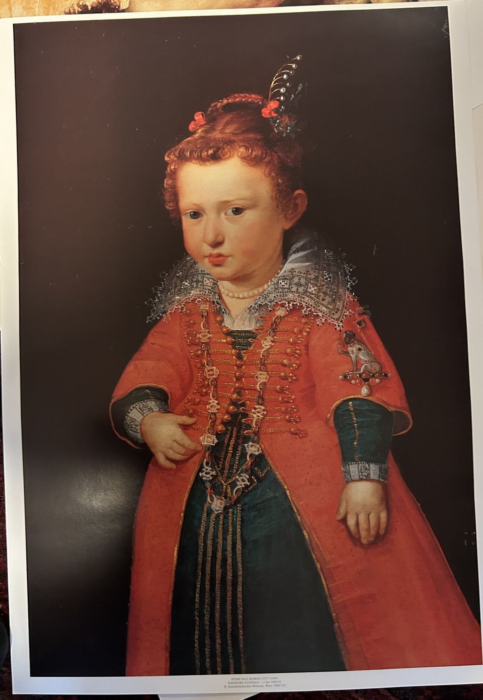 Taidejuliste Rubens (1577-1640): Eleonora Gonzaga (c.1600/01).