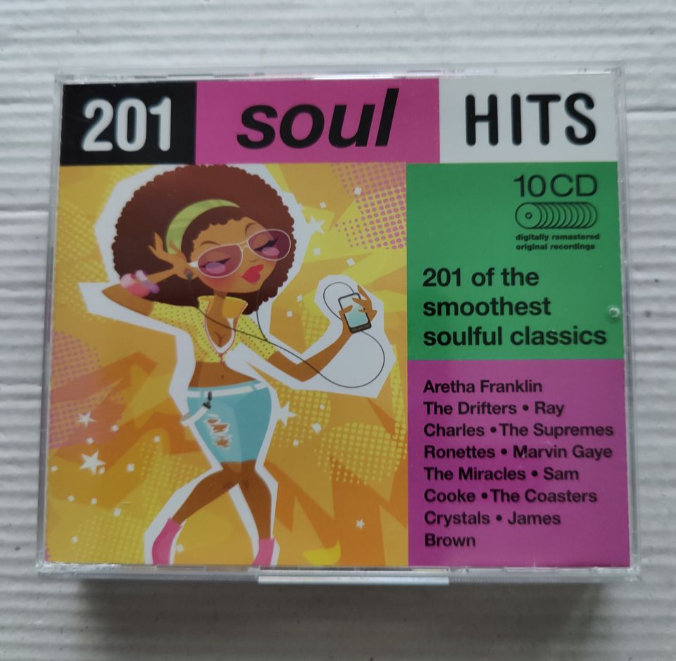 CD 201 Soul Hits 5CD-Boxi