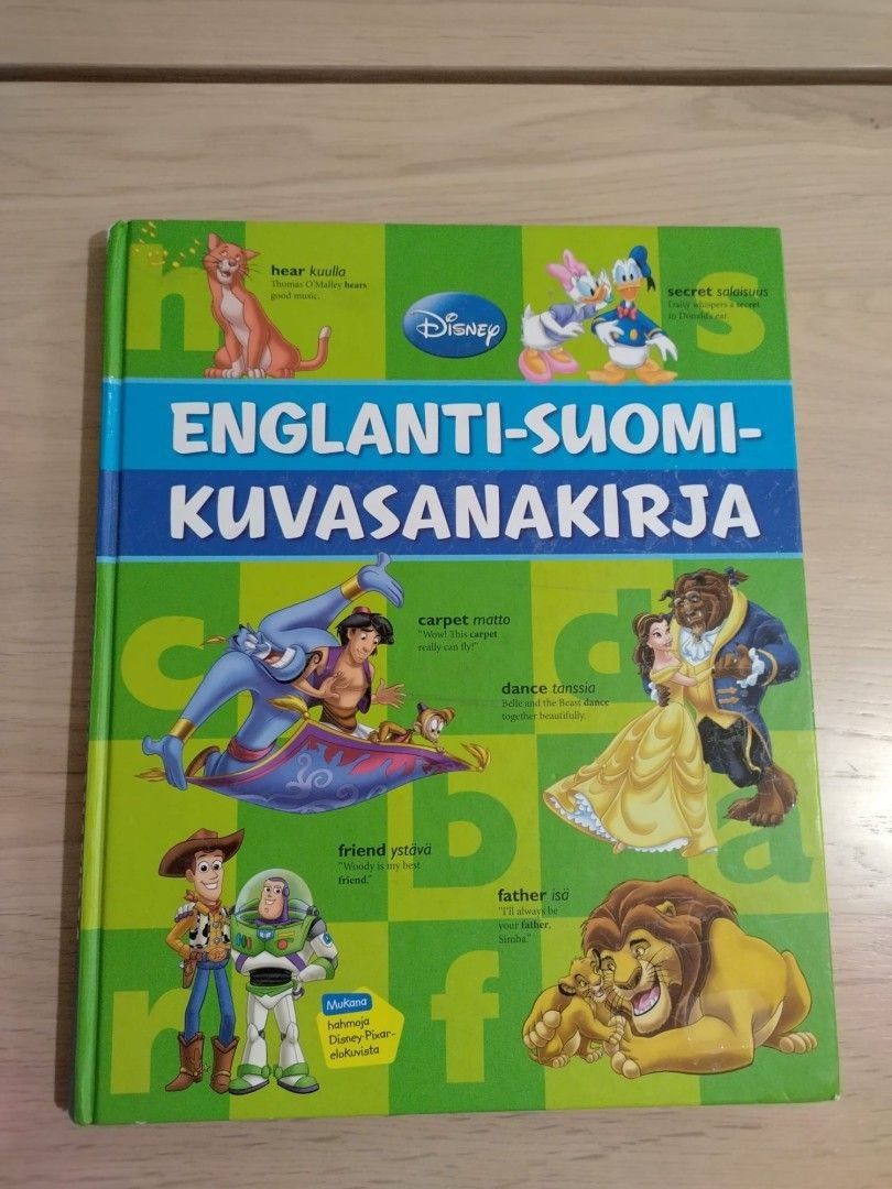 Englanti-Suomi-Kuvasanakirja -lastenkirja