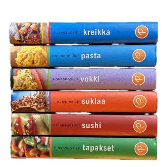 Tapas-Kreikka-Pasta 6 kirjaa