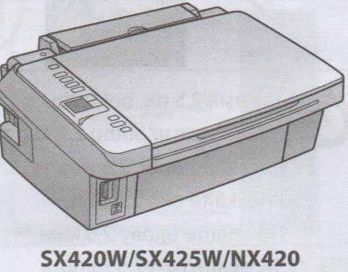 Asennuslevyke Epson Stylus SX420W/SX425W/NX420 printteri/skanneri