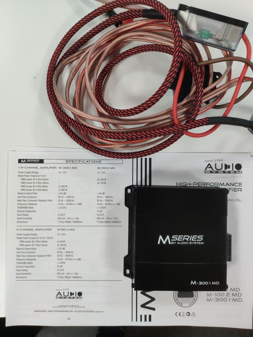 Audio System M-300.1 MD vahvistin