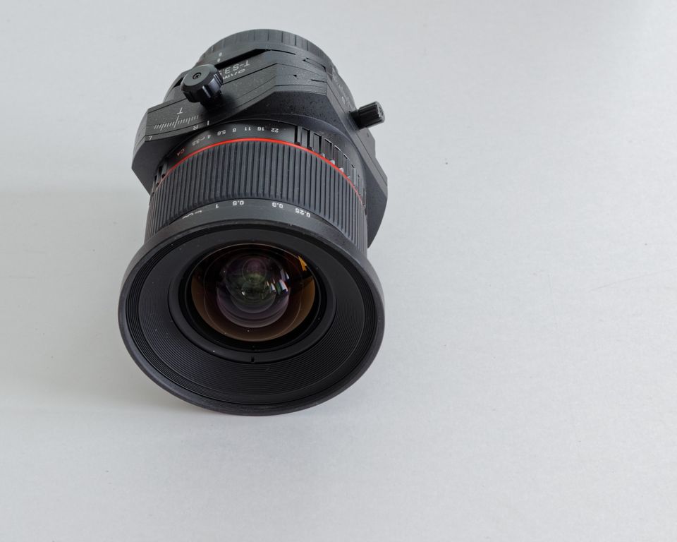 Samyang 24mm f/3.5 Tilt-Shift ED AS UMC -objektiivi, Canon EF