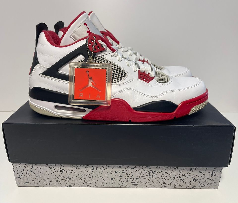 Jordan 4 fire red (2012) koko 46