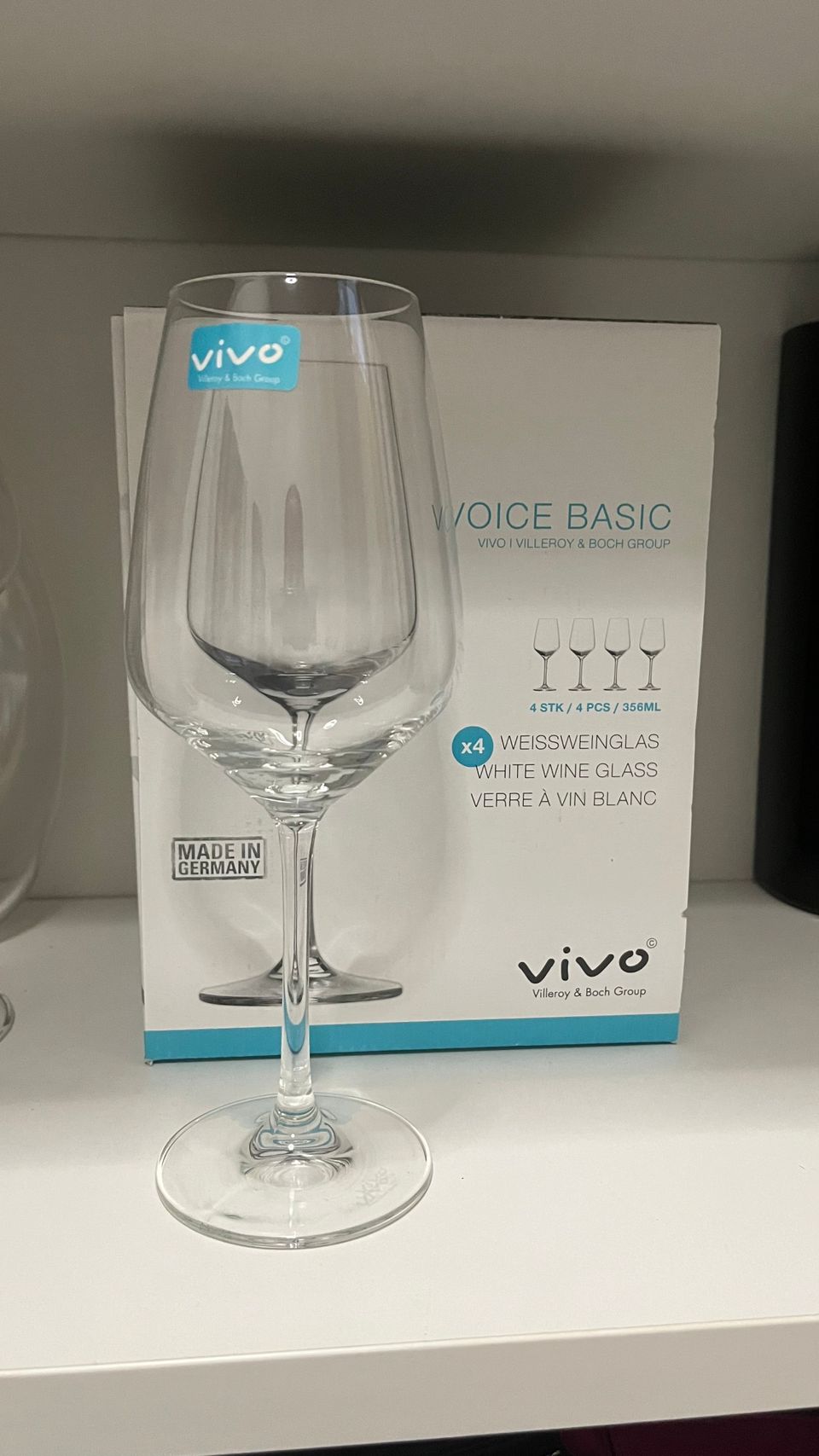 Vivo by Villeroy & Boch valkoviinilasisetti Voice Basic 0,5l 4-os.