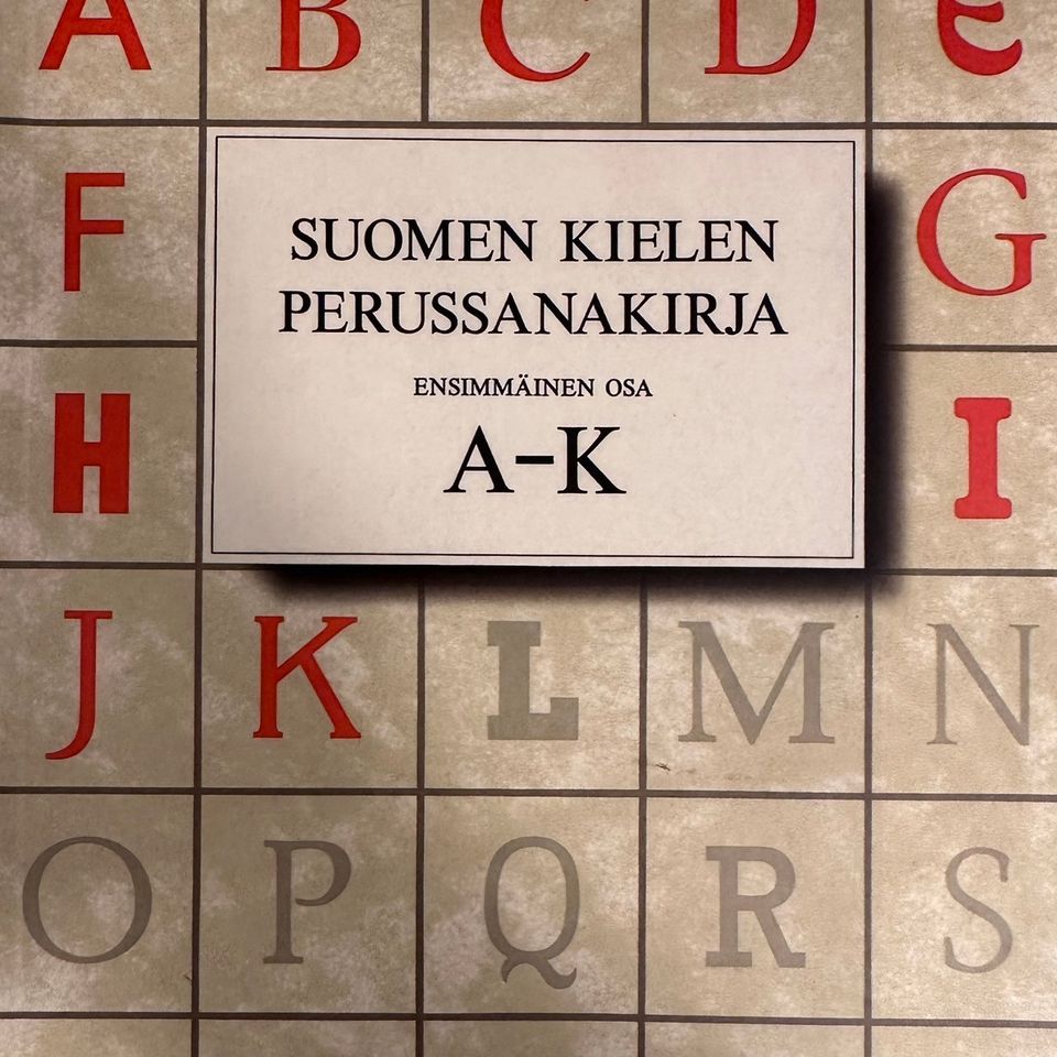 Suomen kielen perussanakirjat A-Ö