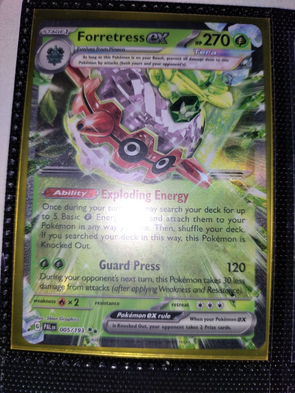 Pokemon Forretress EX 005/193