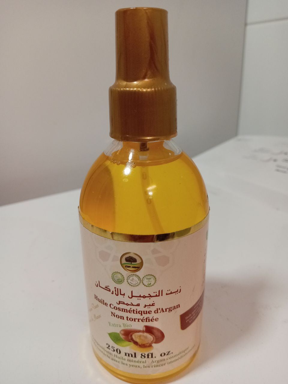 Huile Cosmetique d'Argan Non Torrefiee Argan öljy