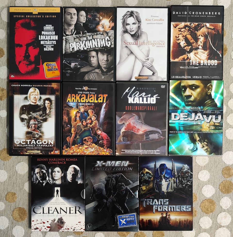 Sekalaisia DVD elokuvia (osa erikoisversioita) 9kpl - EI PK 12.5 asti