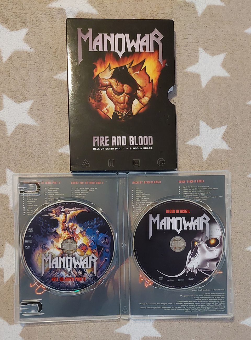 Manowar - Fire And Blood 2xDVD