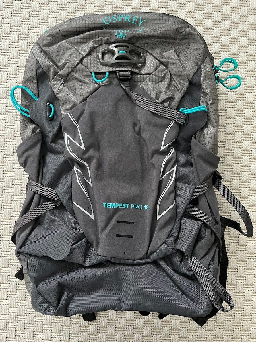 Osprey Tempest Pro 18 naisten päiväreppu Titanium, XS/S