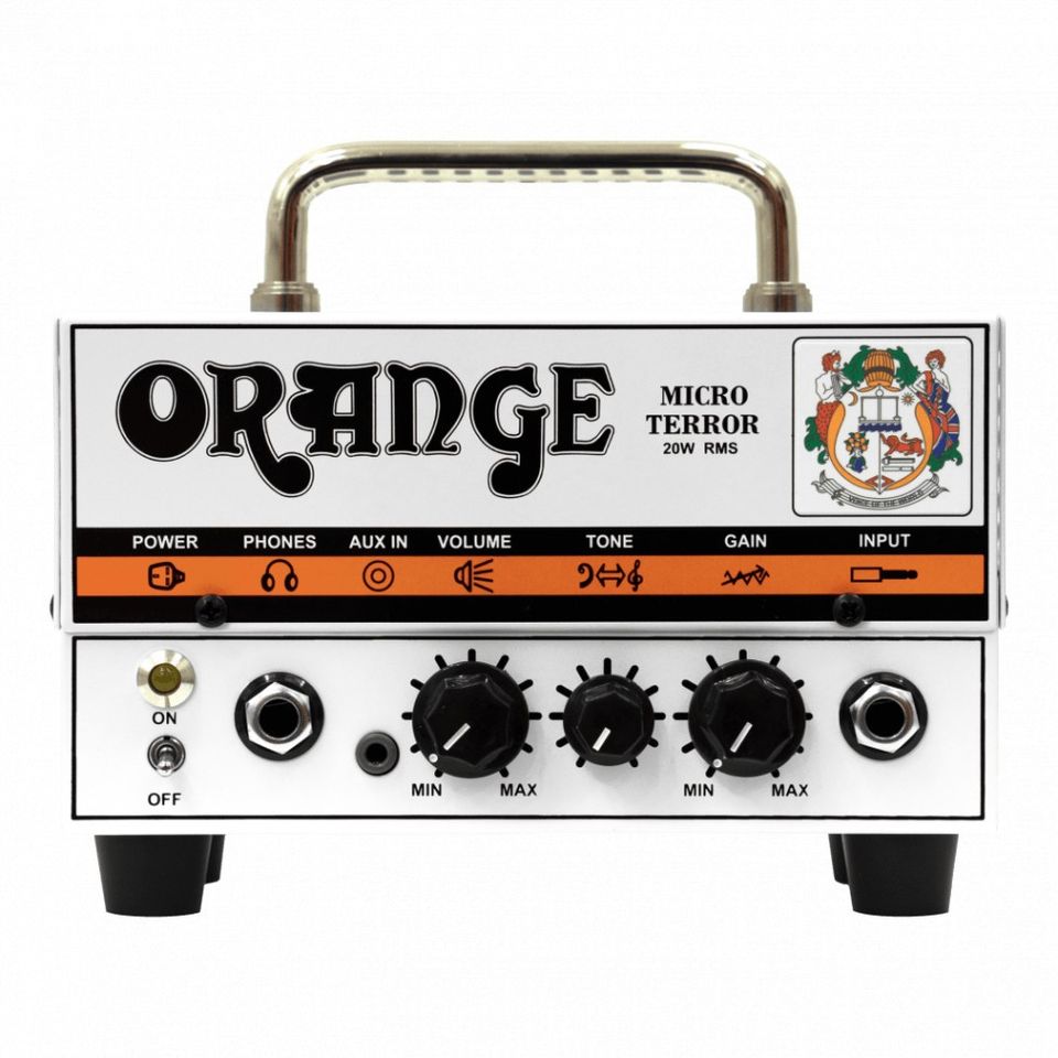 Orange Micro Terror kitaravahvistin valkoinen | UUSI