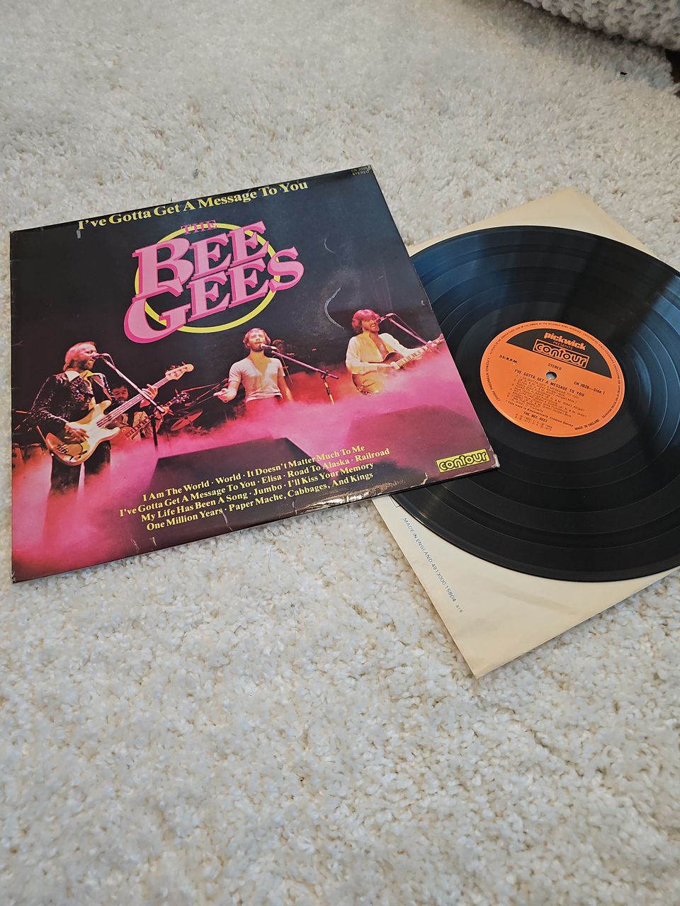 The Bee Gees ilves gotta get a message to you vinyylilevy.