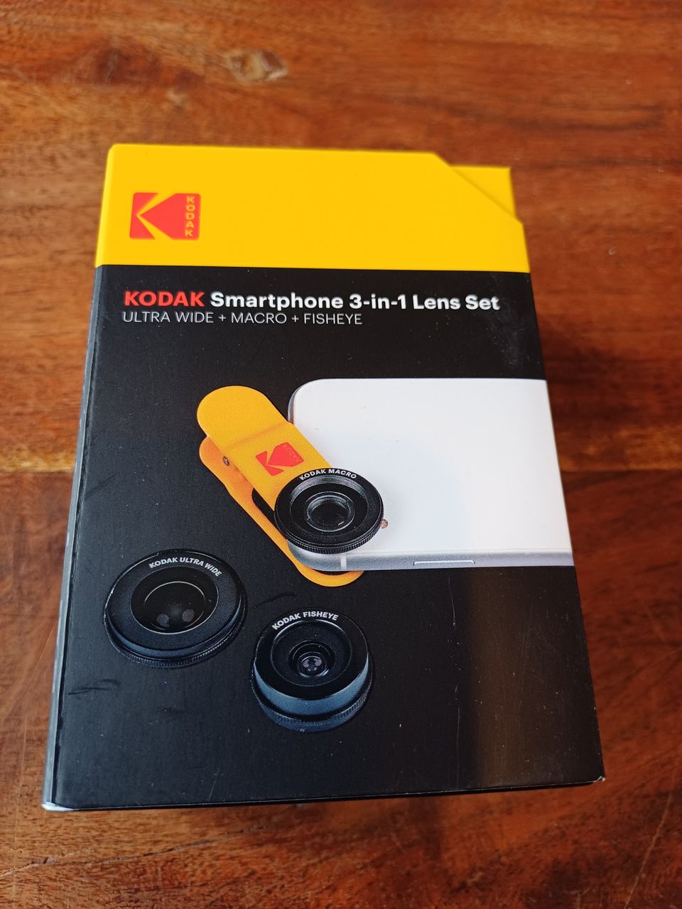 Kodak Smartphone 3-in-1 Lens Set käyttämätön