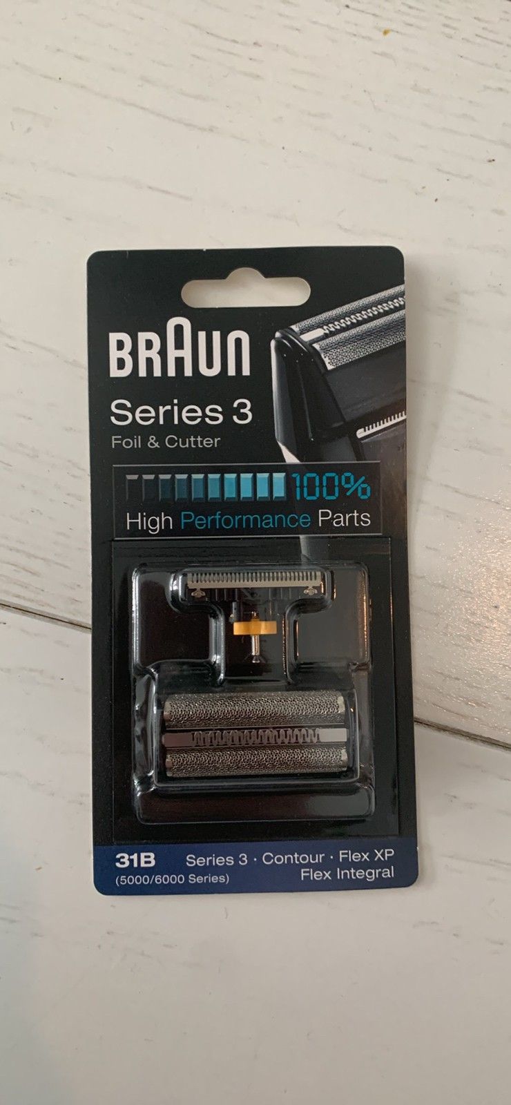 Braun Series 3 parranajokoneen vaihtoterä ja -säleikkö