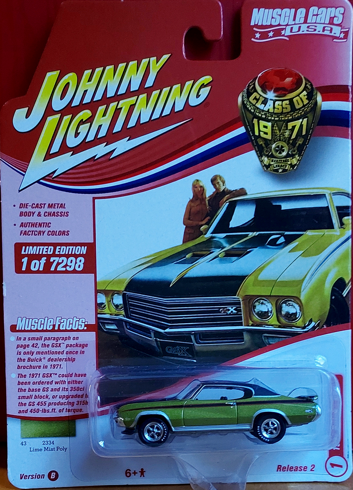 Johnny Lightning - 1971 Buick GSX