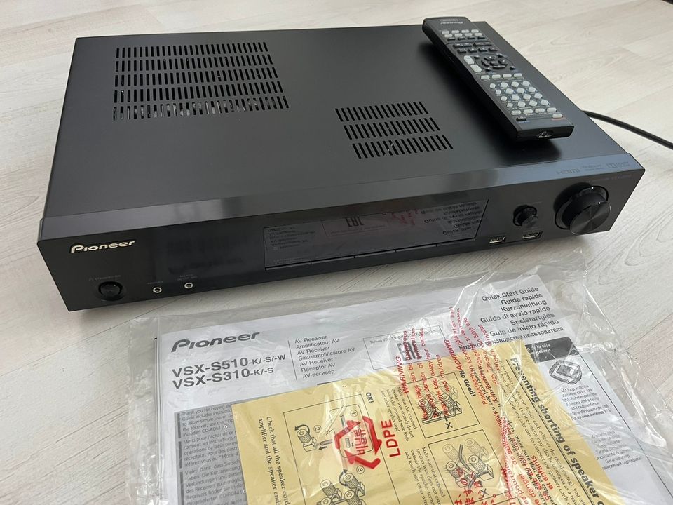 Pioneer VSX-S510 slim kotiteatterivahvistin