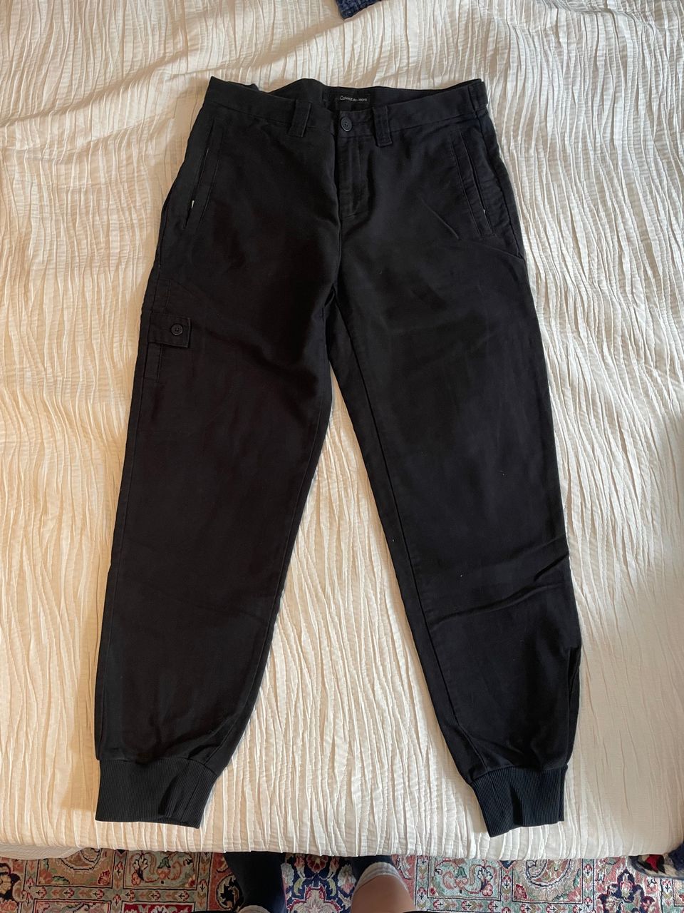 Calvin Klein Jeans, miesten housut, W31 L31, musta