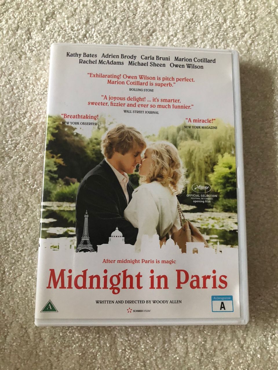 Midnight in Paris-dvd