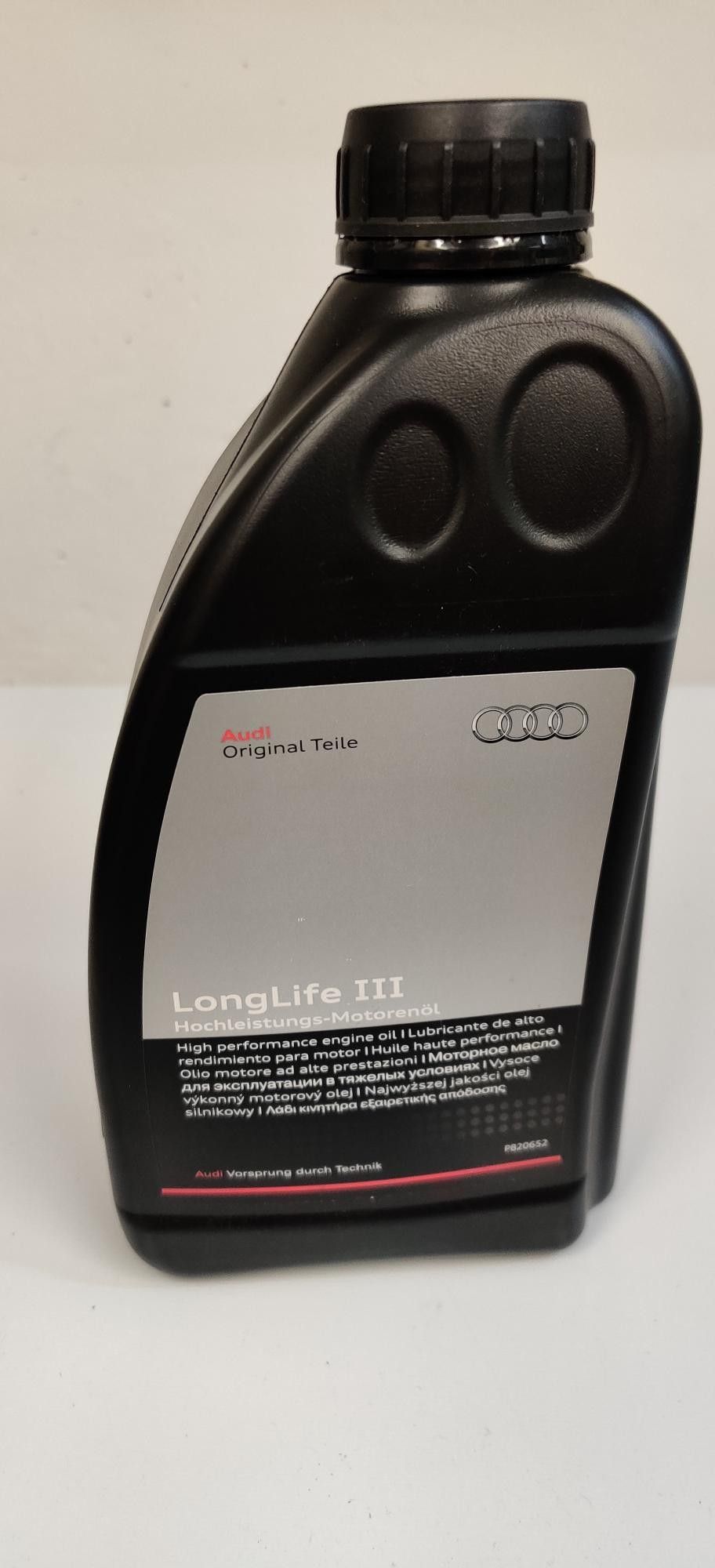 Audi LongLife III öljy SAE 5W-30