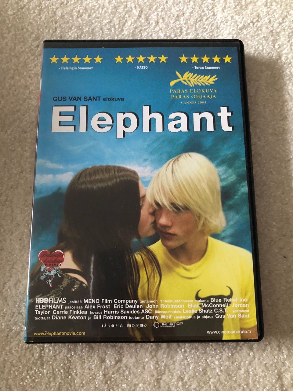 Rakkautta ja anarkiaa: Elephant- dvd