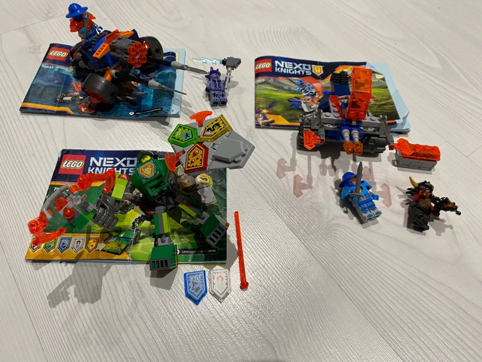 Lego Nexo knights x 3 setti