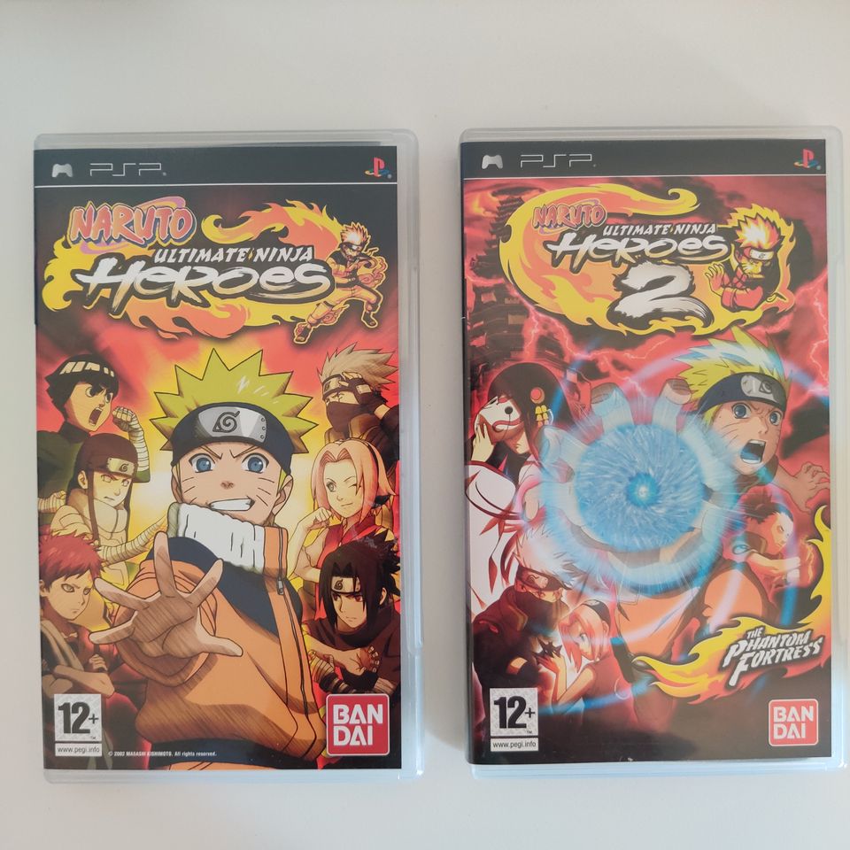 PSP Naruto Ultimate Ninja Heroes 1 & 2