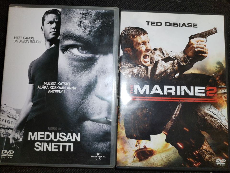 2 x dvd elokuvaa, Medusan sinetti ja Marine 2