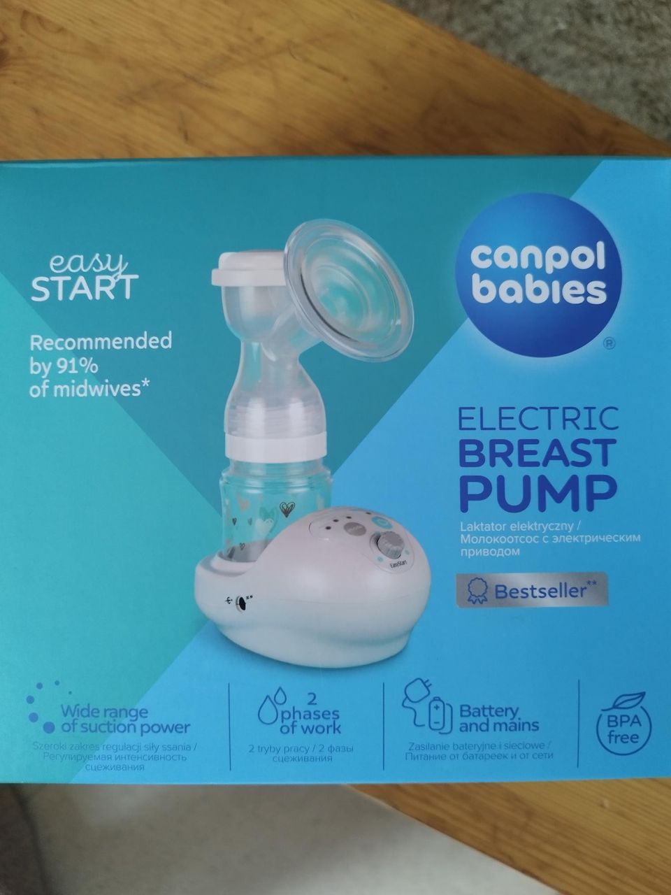 Sähköinen rintapumppu (Electric breast pump)