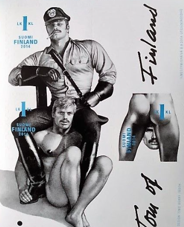 Tom Of Finland 1. luokan postimerkkejä