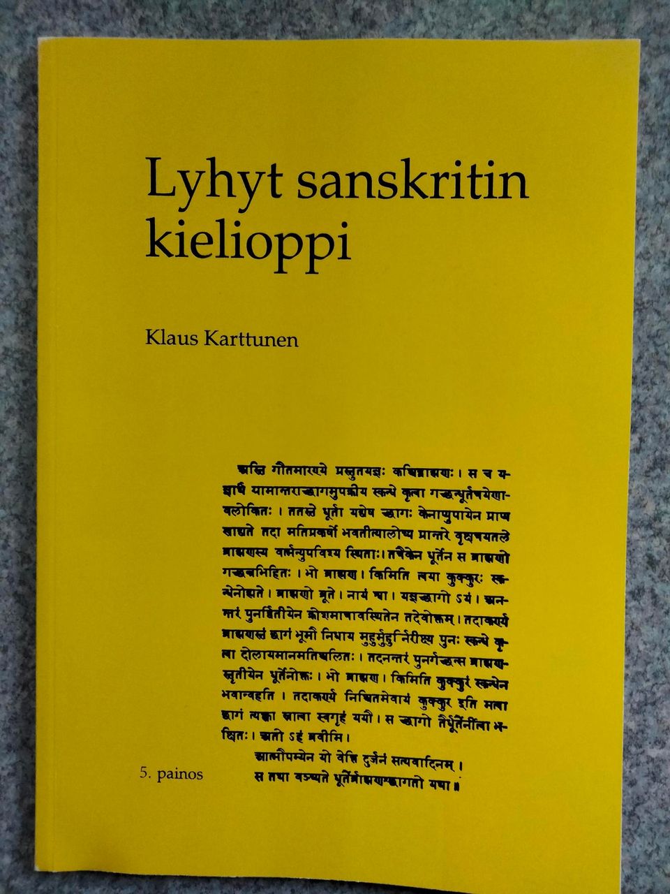 Sanskrit oppikirjat