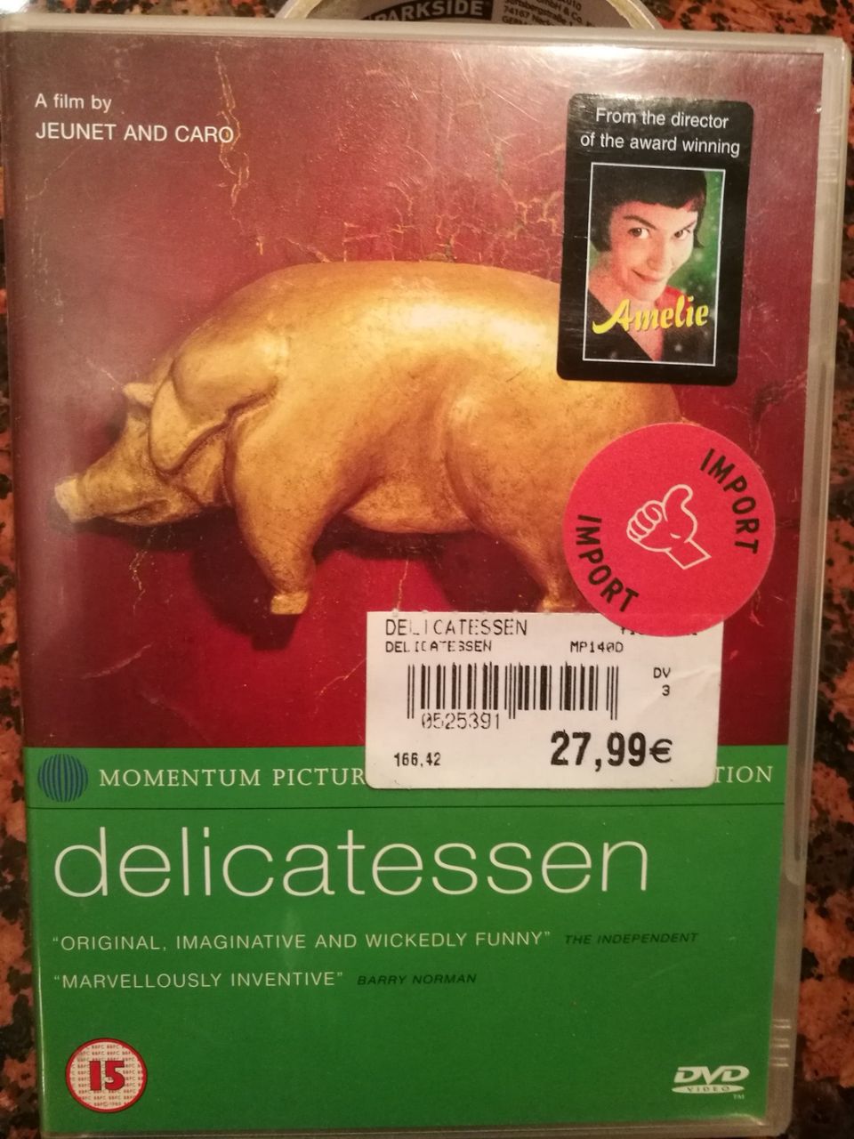 Jeunet: Delicatessen DVD (Import)