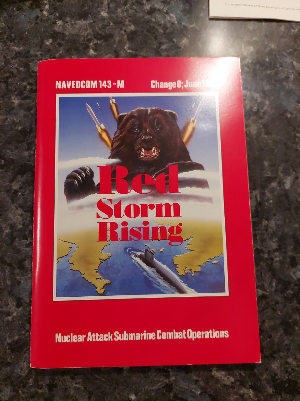 Red Storm Rising Commodore 64 peli