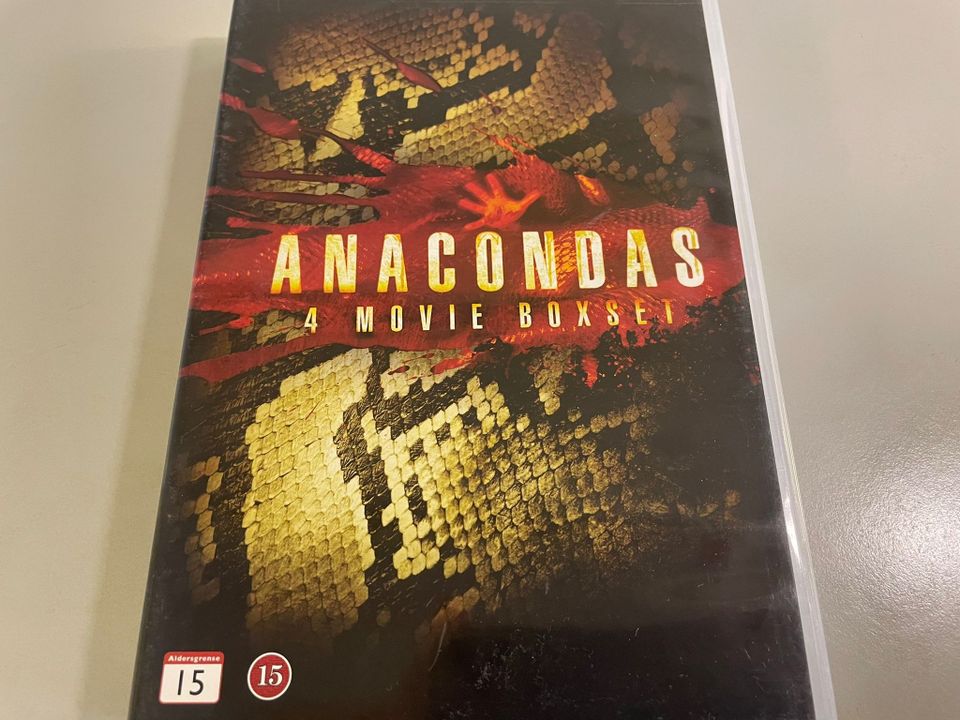 Anacondas Movie Boxset 4 DVD