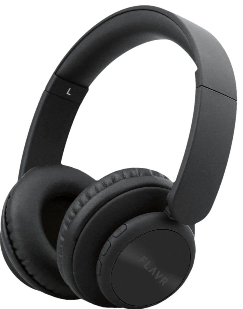 Flavr F200 langattomat on-ear kuulokkeet (musta)