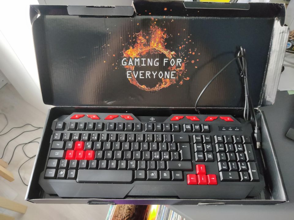 Deltaco Gaming DK110 Membrane gaming keyboard