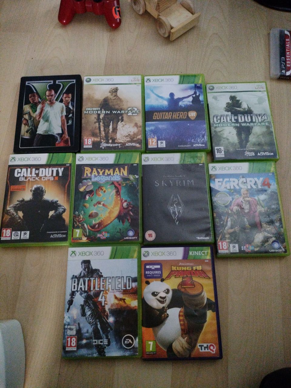 Xbox 360 pelejä