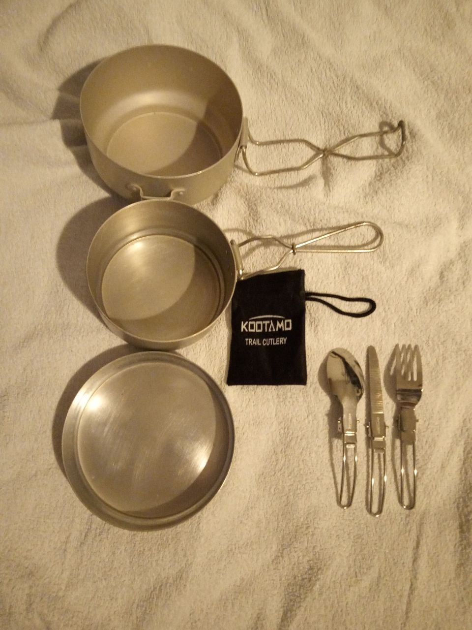 Retki kattilat+ Kootamo trail cutlery