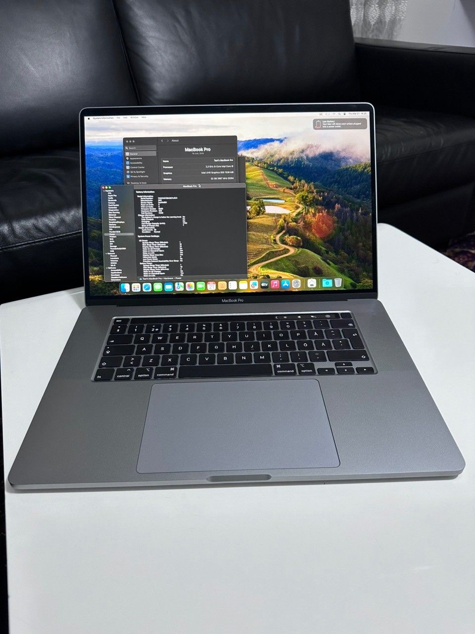 Macbook Pro 16” i9 32gb 1tb
