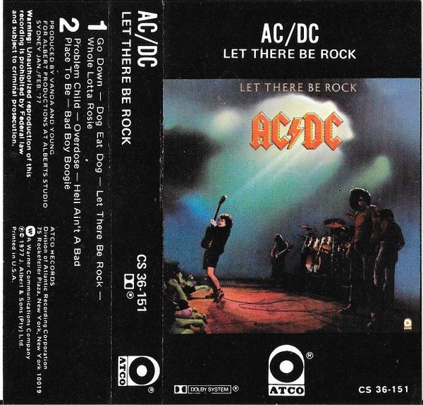 OSTE: AC/DC Let There Be Rock Kasetti